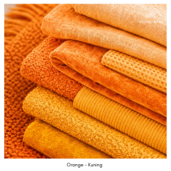 Bertekstur & Beludru : Orange - Kuning - Helloilmare